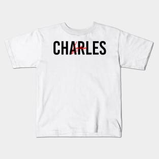 Charles Leclerc Design Kids T-Shirt